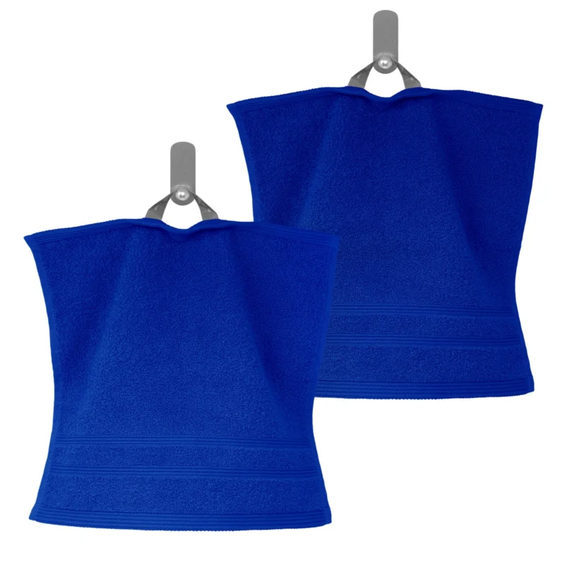 Waschlappen 30x30 cm 2er Blau - Azur