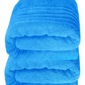 Saunahandtuch groß 80x200 cm 2er Set Blau - Capri