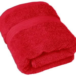 Frottee Handtuch 50x100 cm Rot - Scharlach