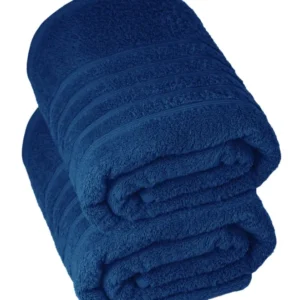 Duschtuch groß 100x150 cm 2er Set Blau - Marine