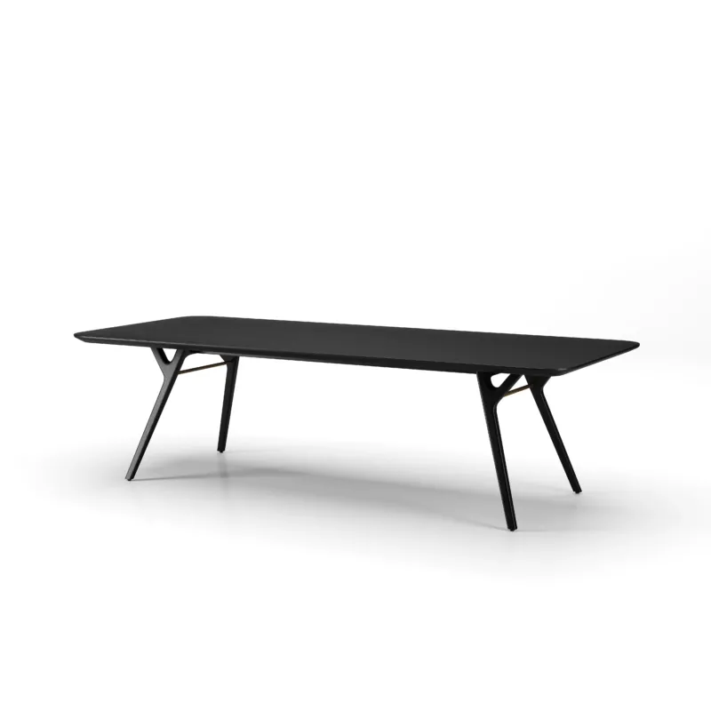Rén Esstisch W260, Schwarz Eiche von Stellar Works